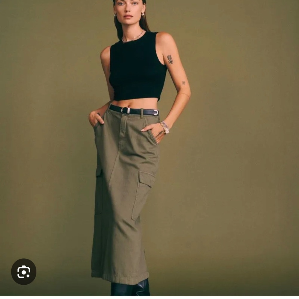 MANGO cargo skirt size 12